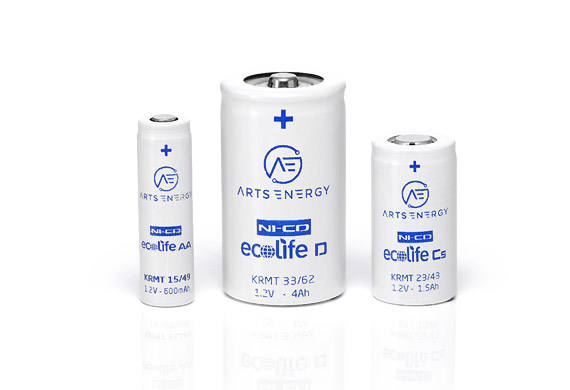 Batteries ARTS Energy Ni-Cd Ecolife